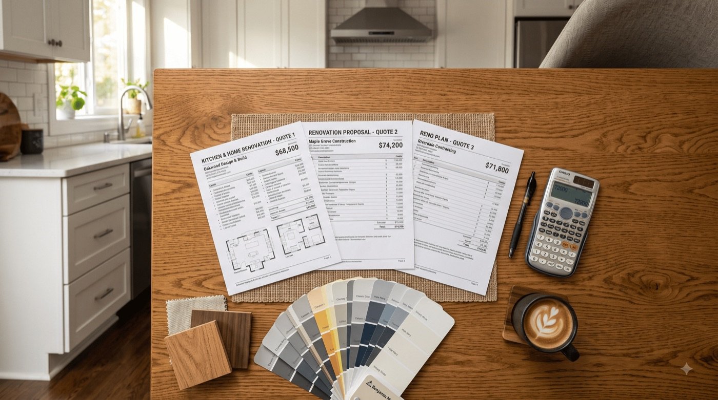 Three Quotes, Three Prices — How to Actually Compare Renovation Estimates in St. Thomas & London