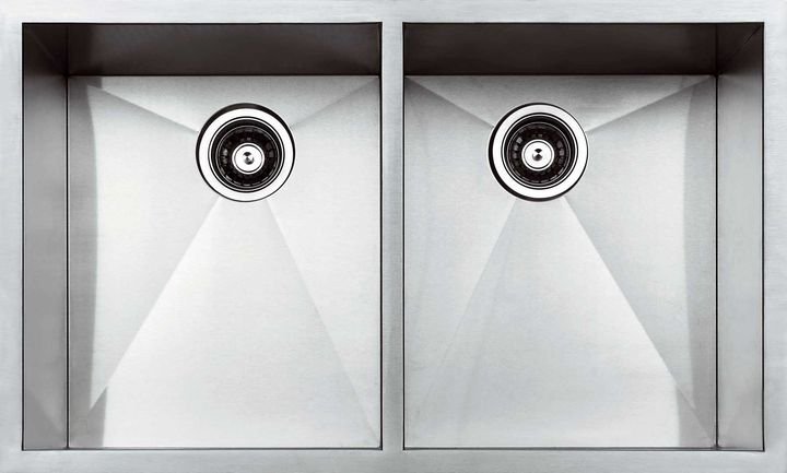 Stainless steel double sink by X-Calibur